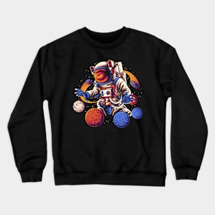 Astronaut Protect The Planet Crewneck Sweatshirt